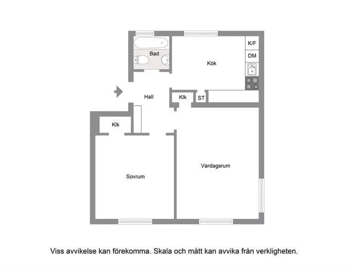 Floor plan for Storängsstigen 15A