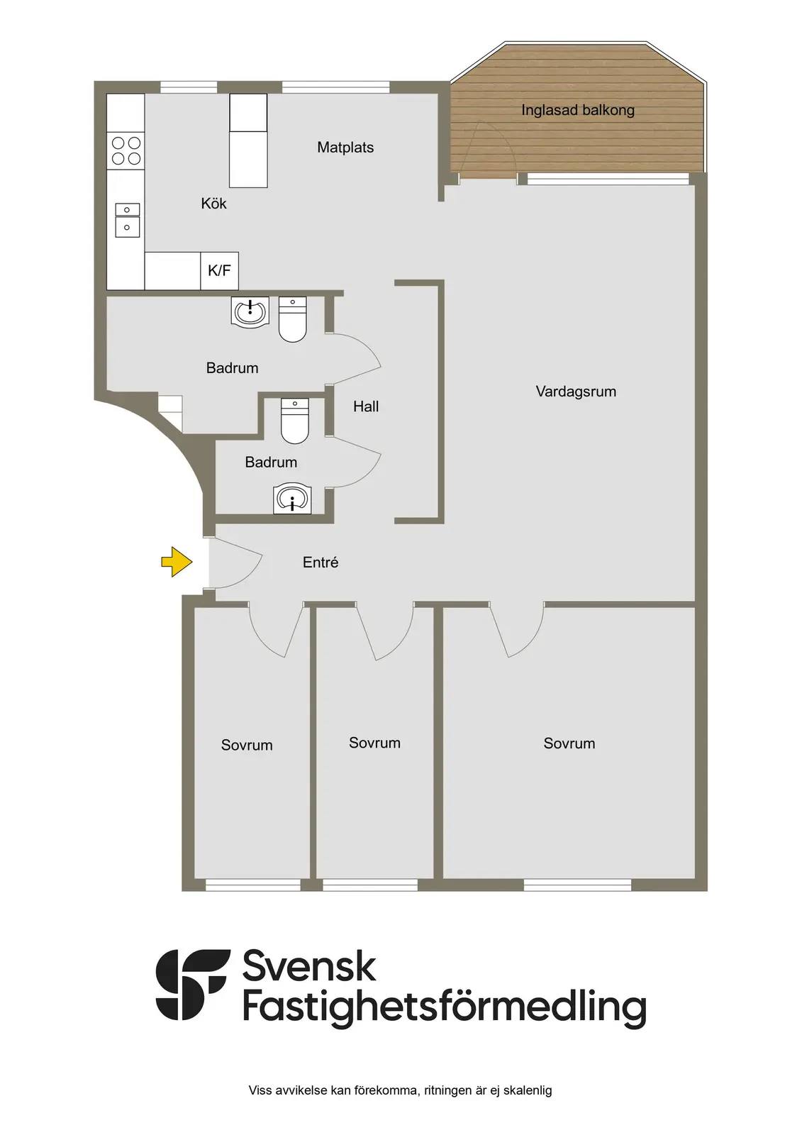 Planritning för Myggdalsvägen 48
