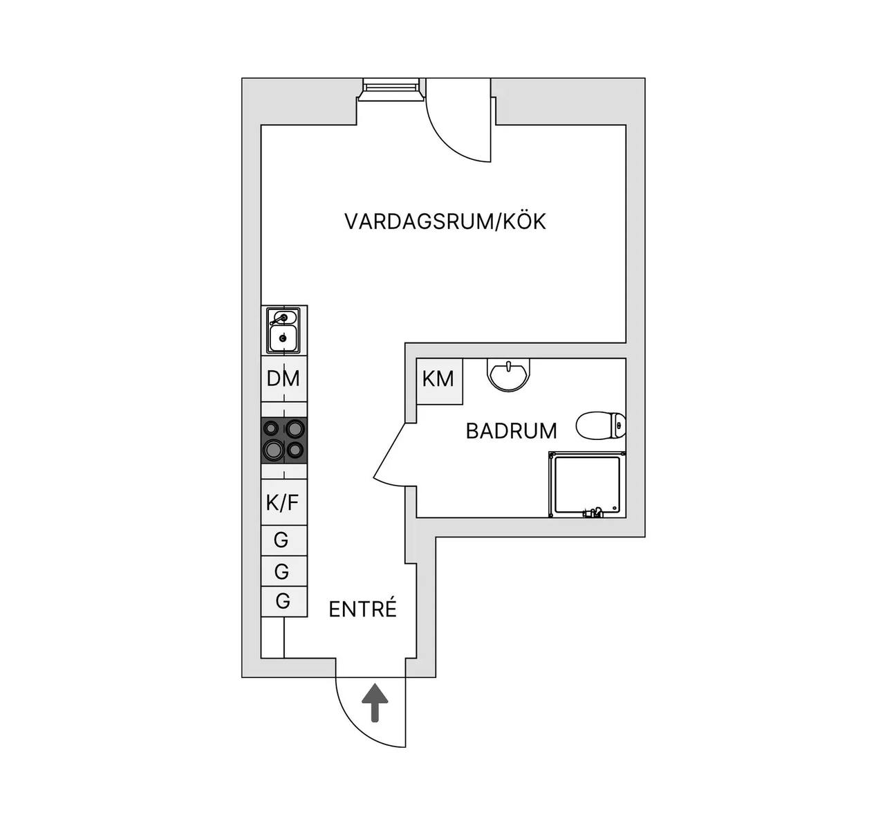 Floor plan for Bratteråsbacken 28