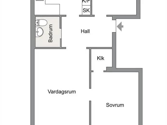 Planritning för Månadsvägen 63