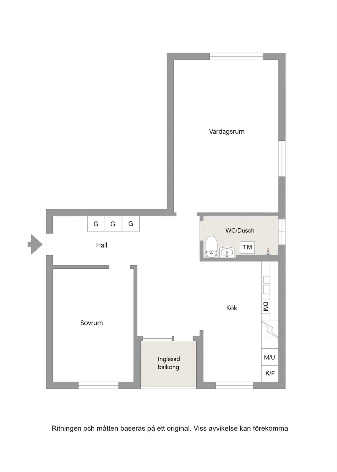 Floor plan for Bigatan 9