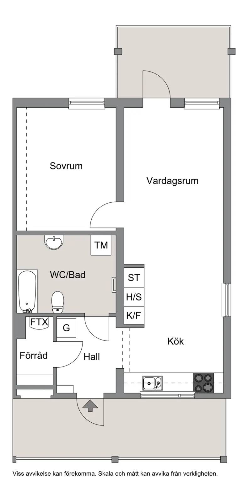 Planritning för Fidravägen 49