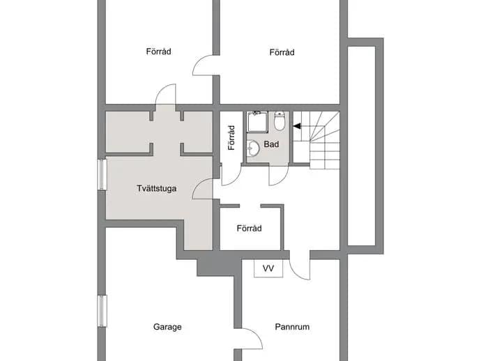Planritning för MILENIIGATAN 8