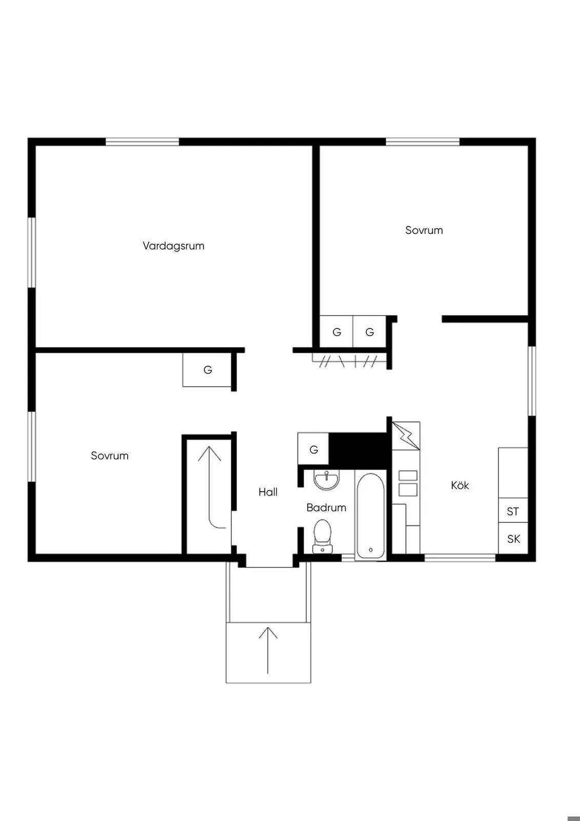 Floor plan for Lingatan 3