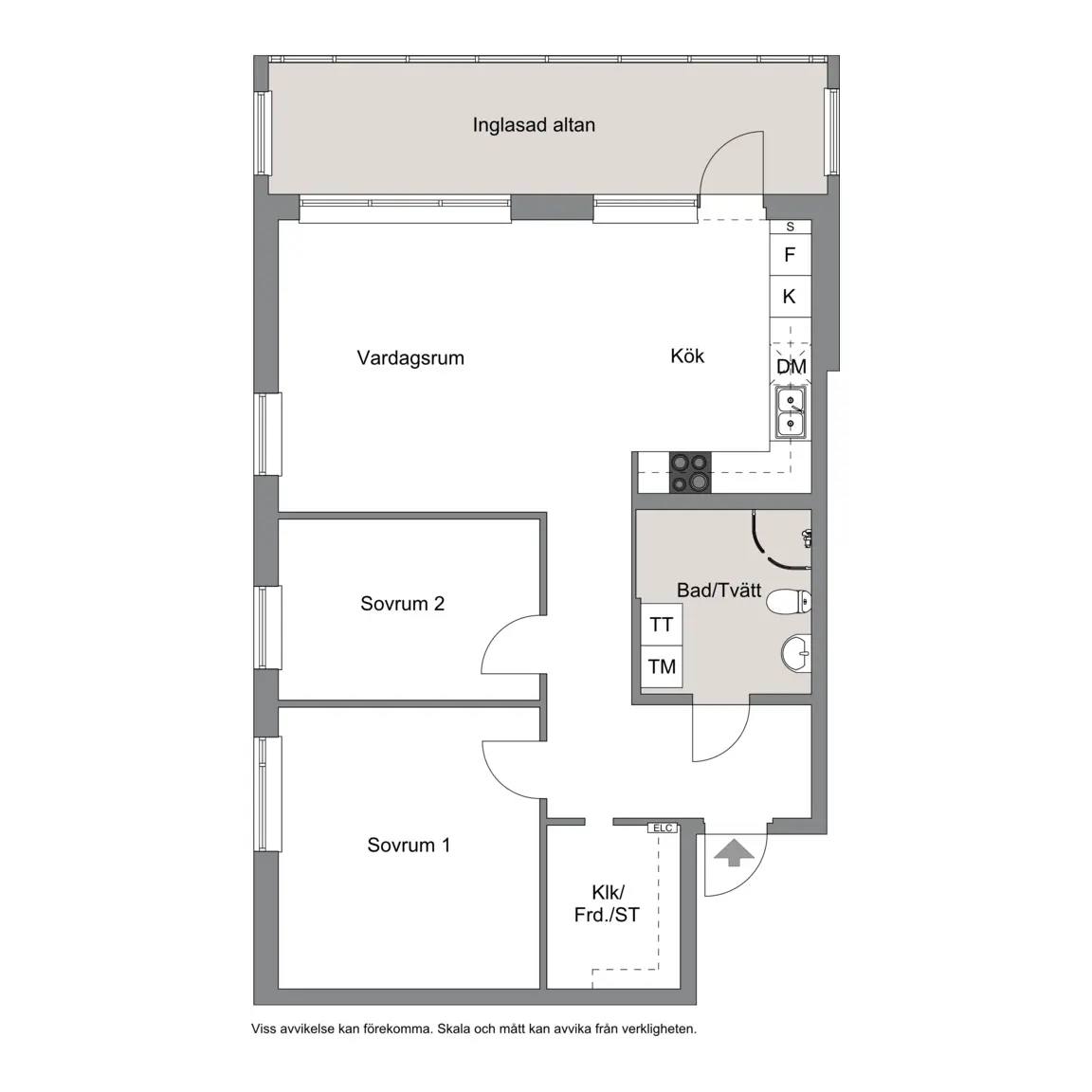 Floor plan for PATENTGATAN 16
