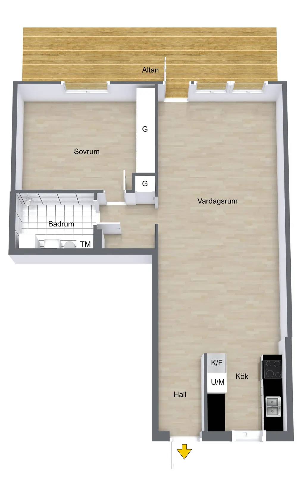 Planritning för Fänkålsgatan 18