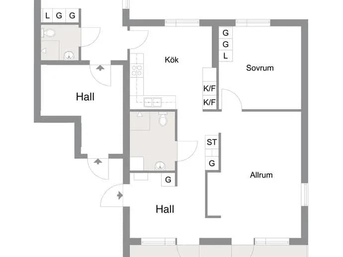 Floor plan for Vagnmakarebyn 2D