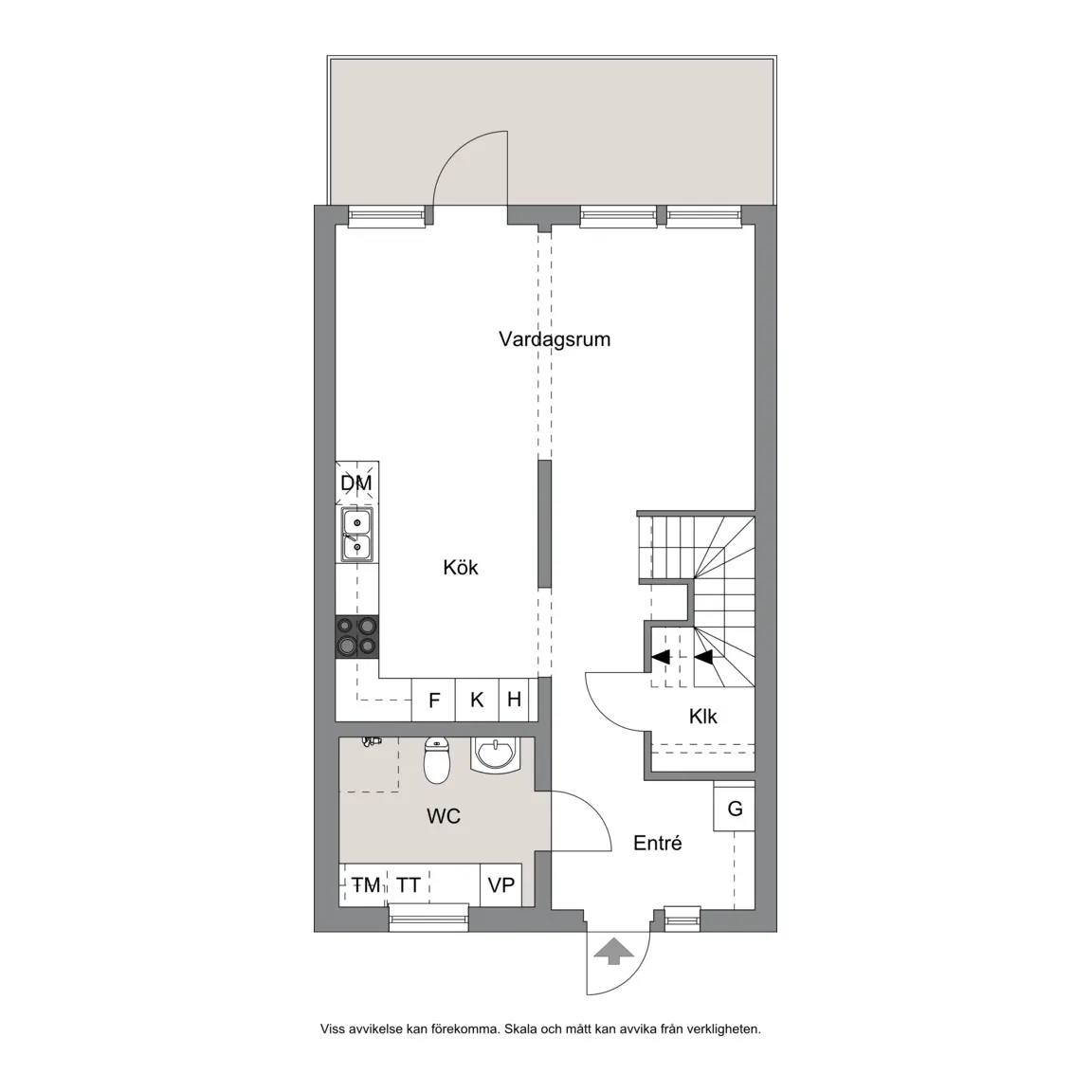 Planritning för ÅKERHOLMSGATAN 17