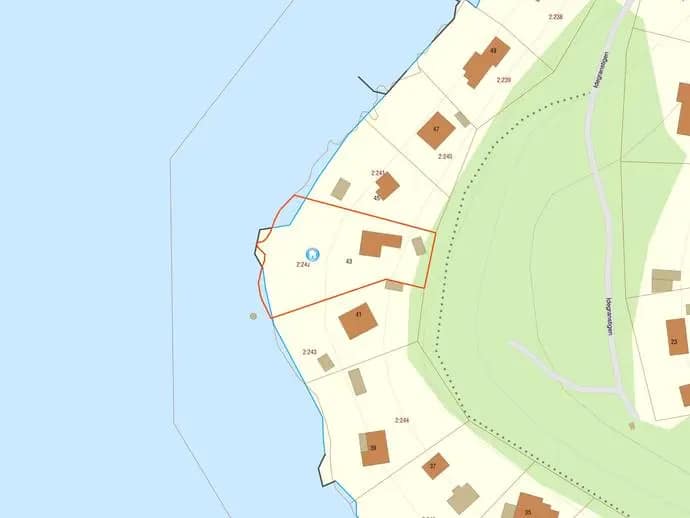 Planritning för Häggstigen 43