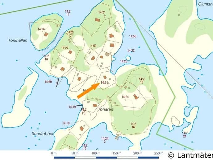 Planritning för Toharen