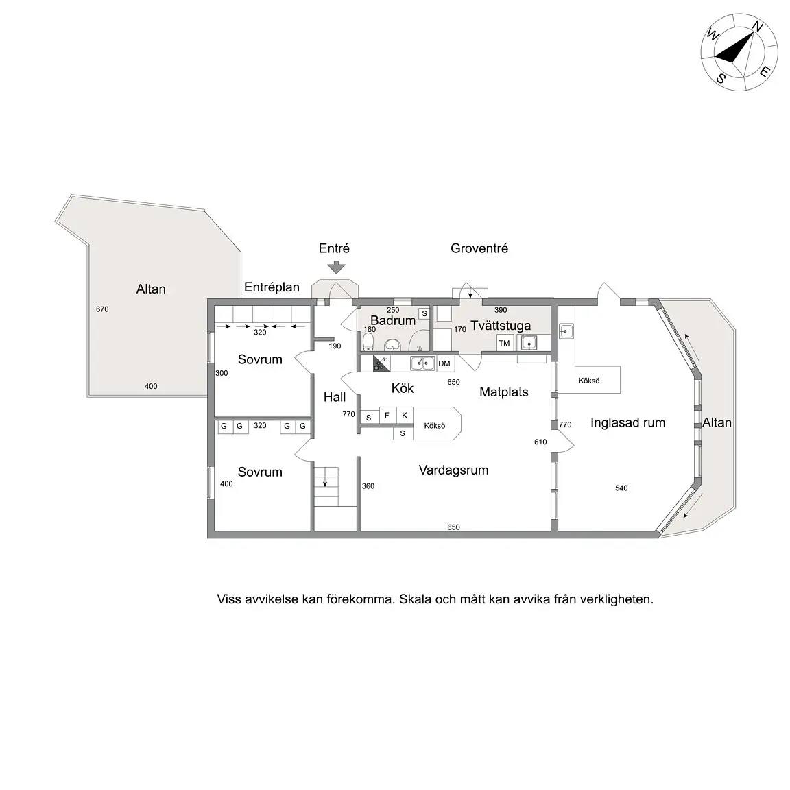 Planritning för Ånestadsgatan 72