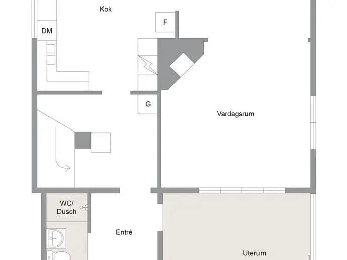 Planritning för Sveavägen 4
