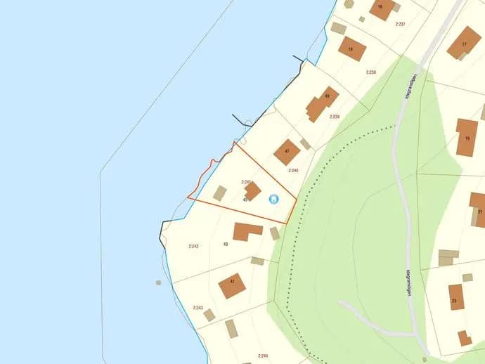Planritning för Häggstigen 45