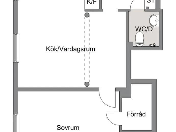 Planritning för Vasavägen 25