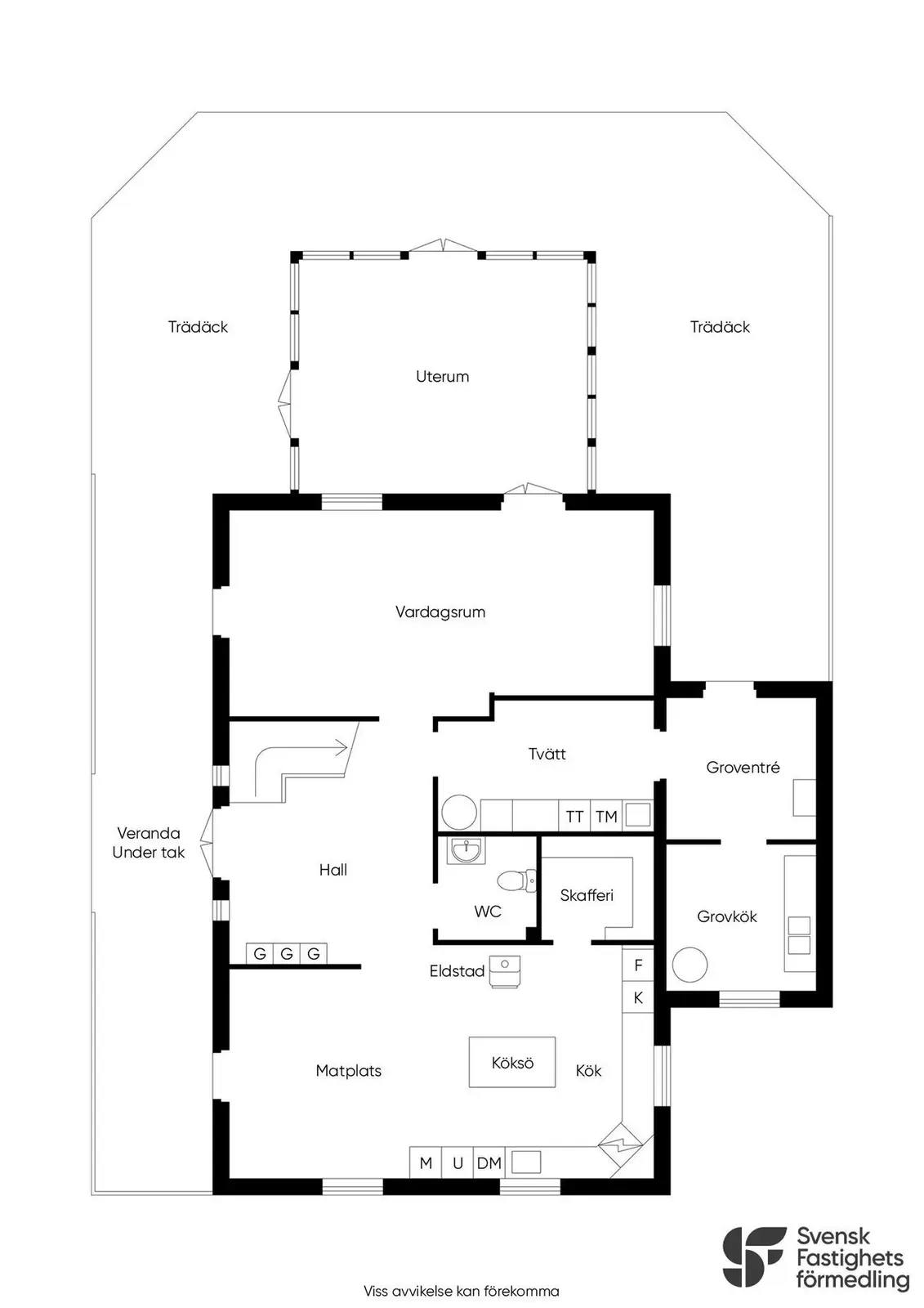 Floor plan for Mogetorp 204