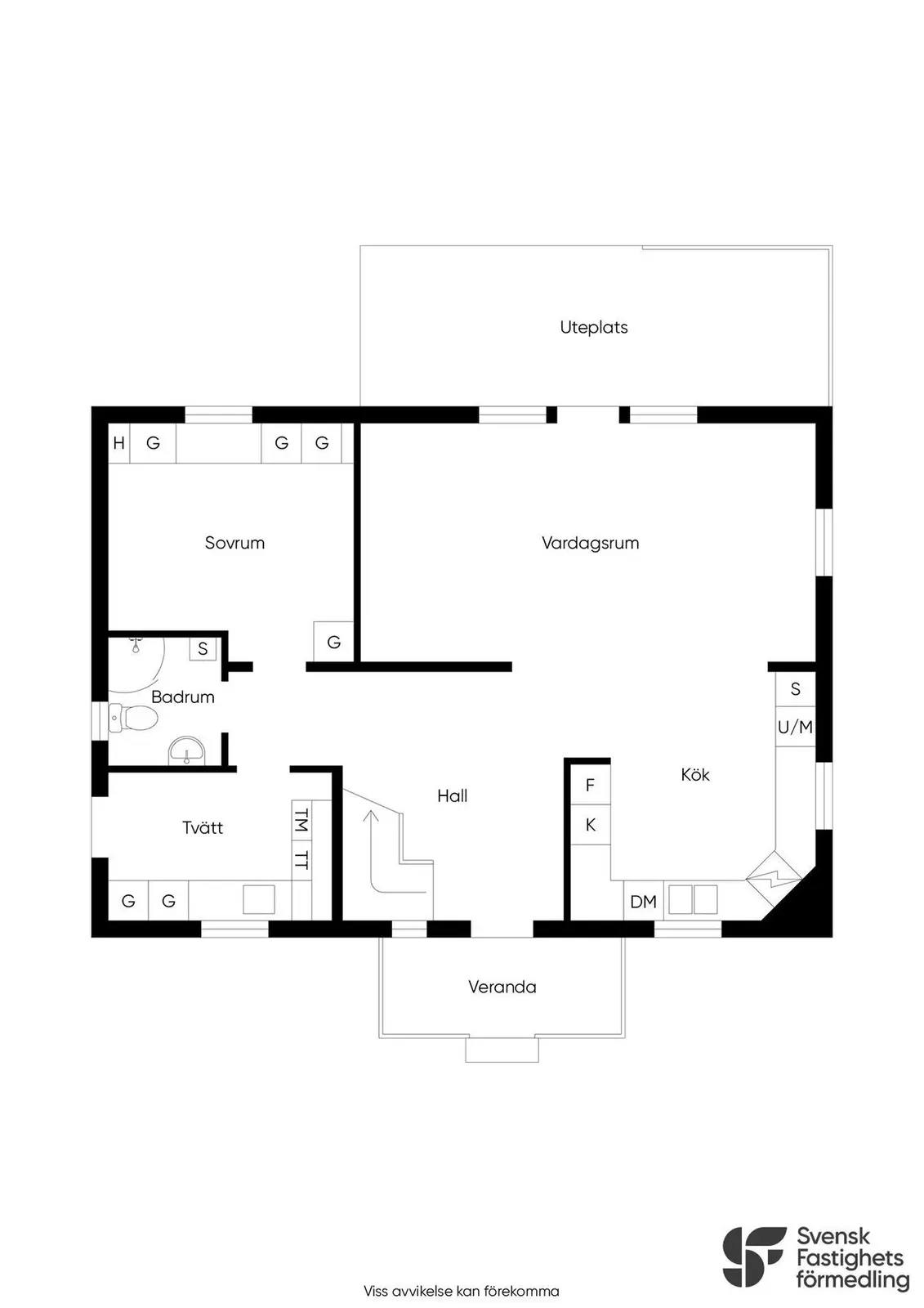 Floor plan for Stortorp 706