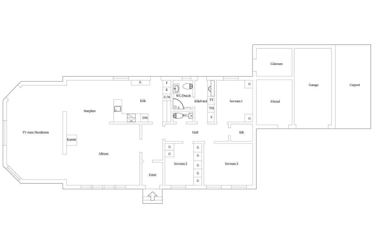 Floor plan for Ljungstigen 5