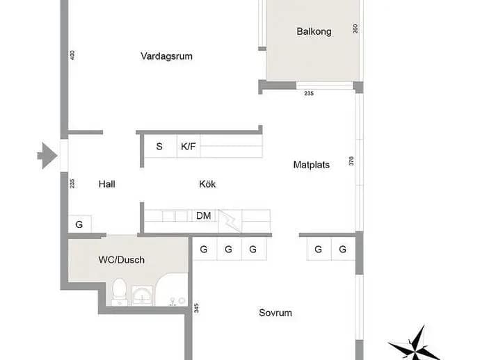 Floor plan for Heidenstams gata 11