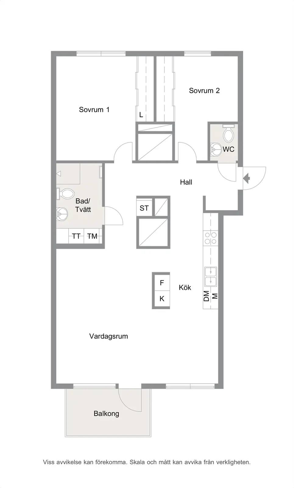 Floor plan for Lovartsgatan 11A