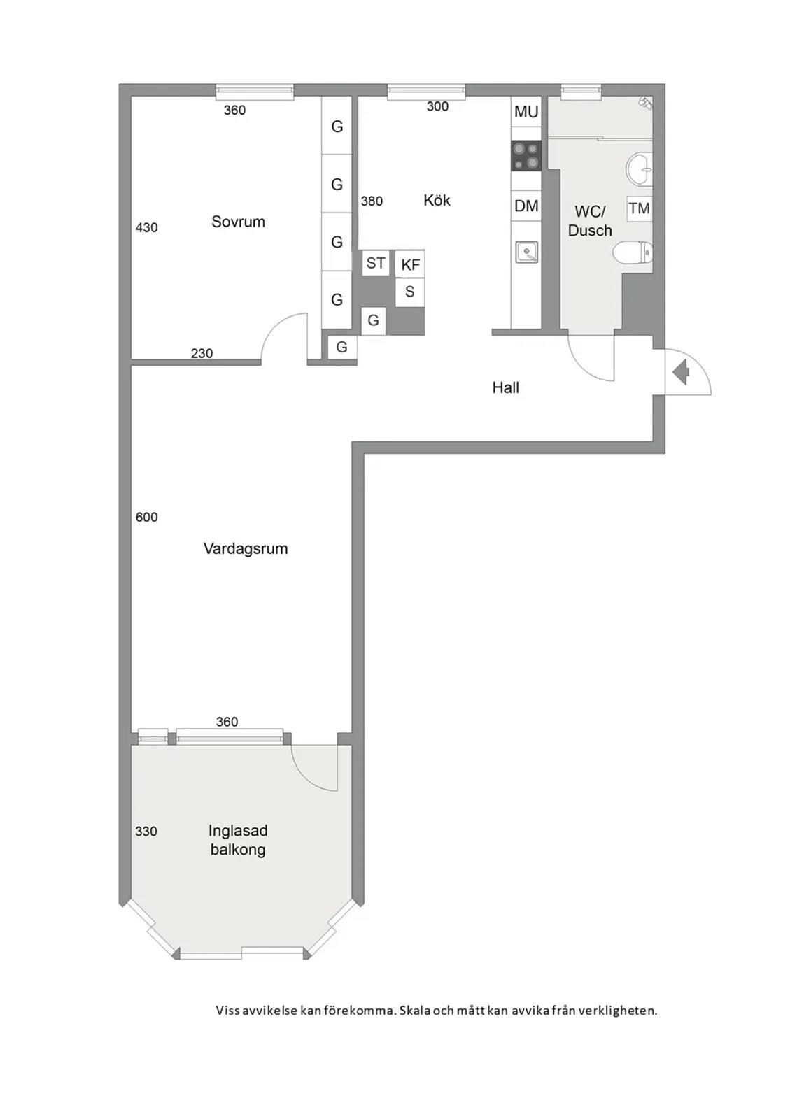 Floor plan for Kämpegatan 41