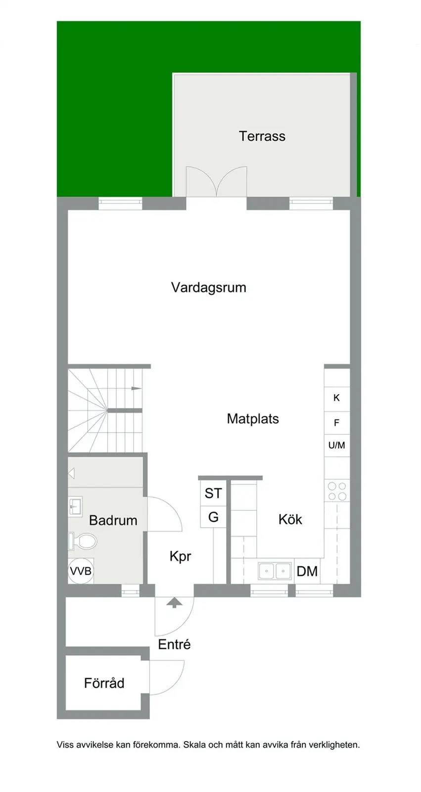 Floor plan for Granviksgatan 70