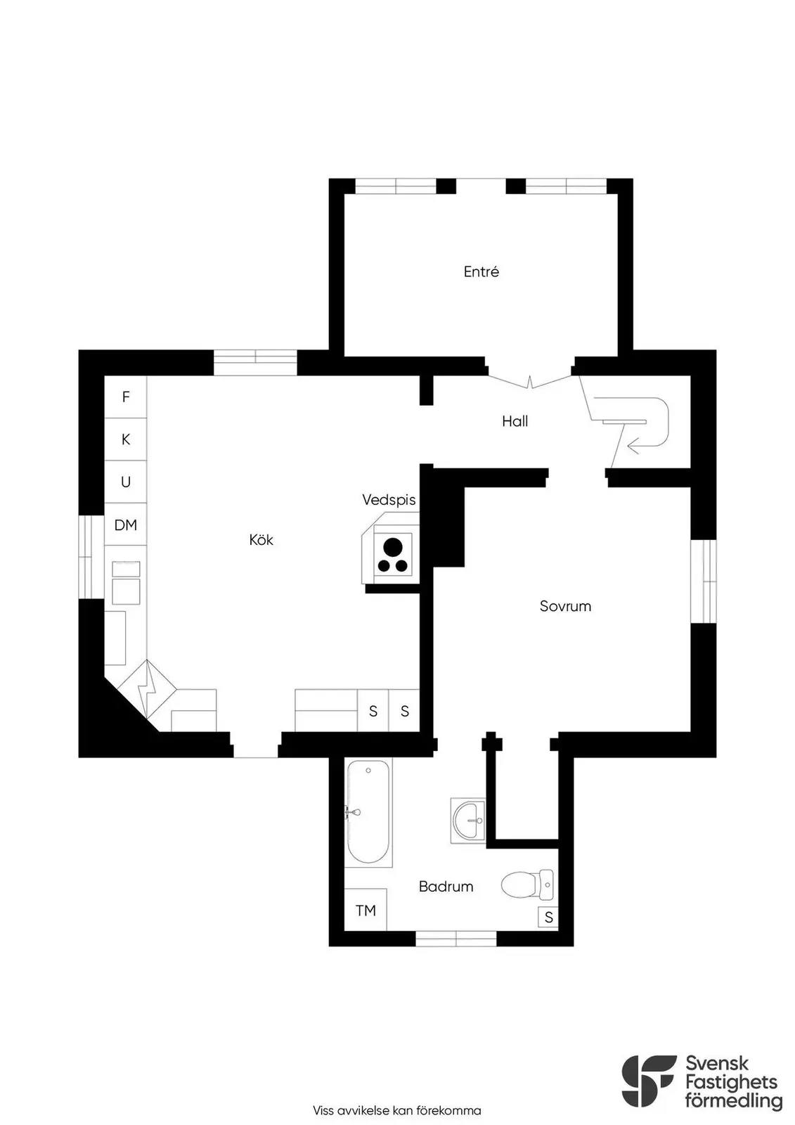 Floor plan for Gryt 339