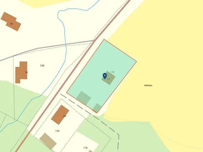 Planritning för Filipshyttan 527