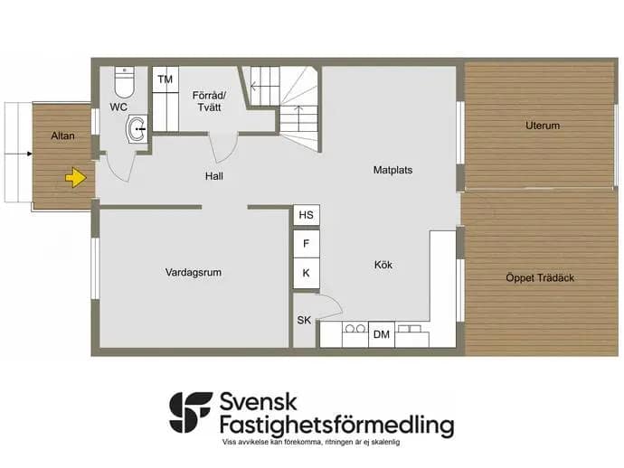 Floor plan for Östra vägen 62