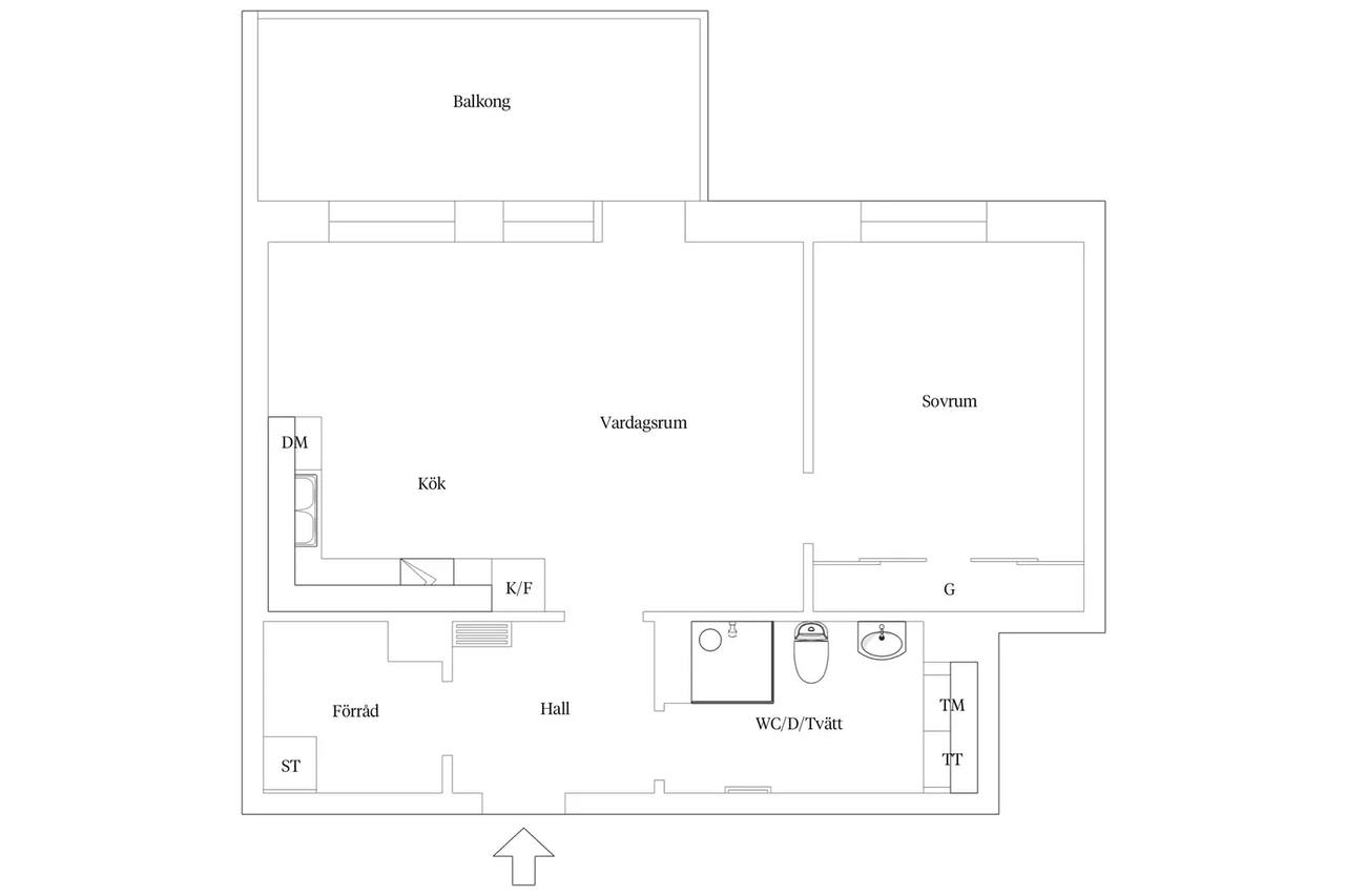 Planritning för Kantorsgatan 15