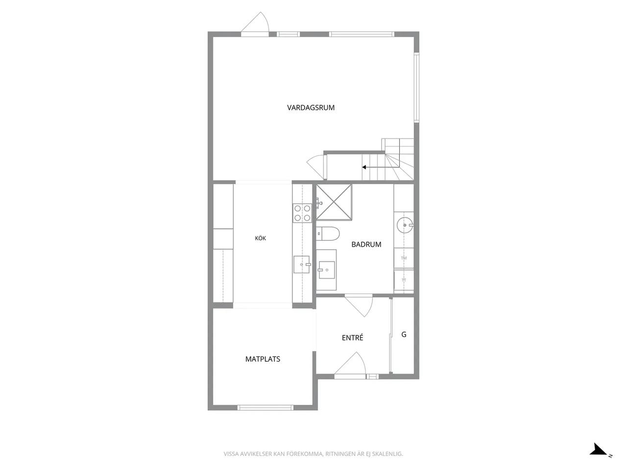 Floor plan for Horsögatan 18