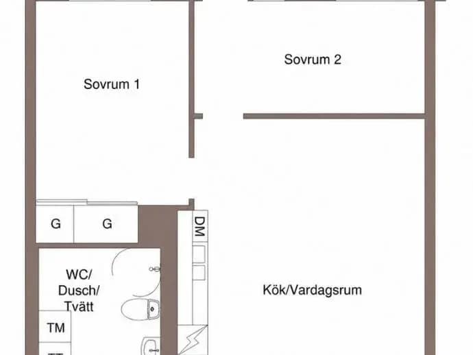 Planritning för Timmermansgatan 13