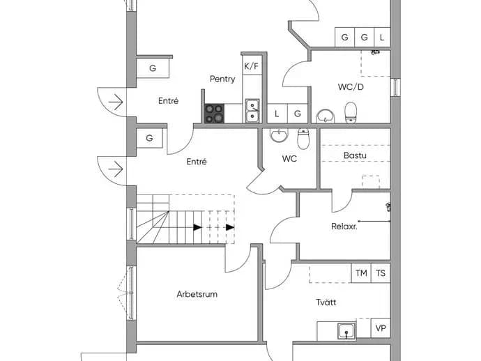 Floor plan for Gullrisdalen 1