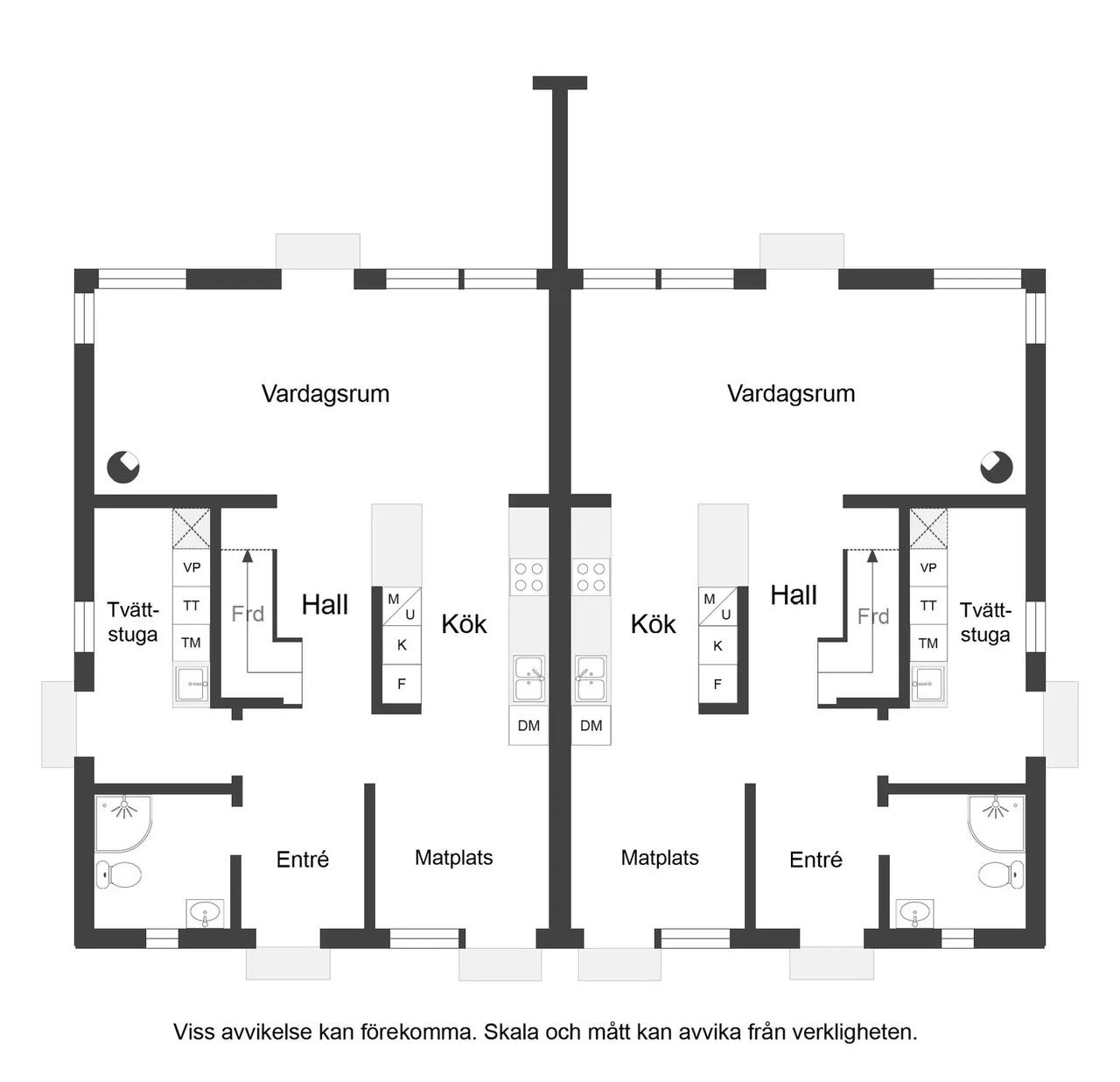 Planritning för Rönnebovägen 17-31