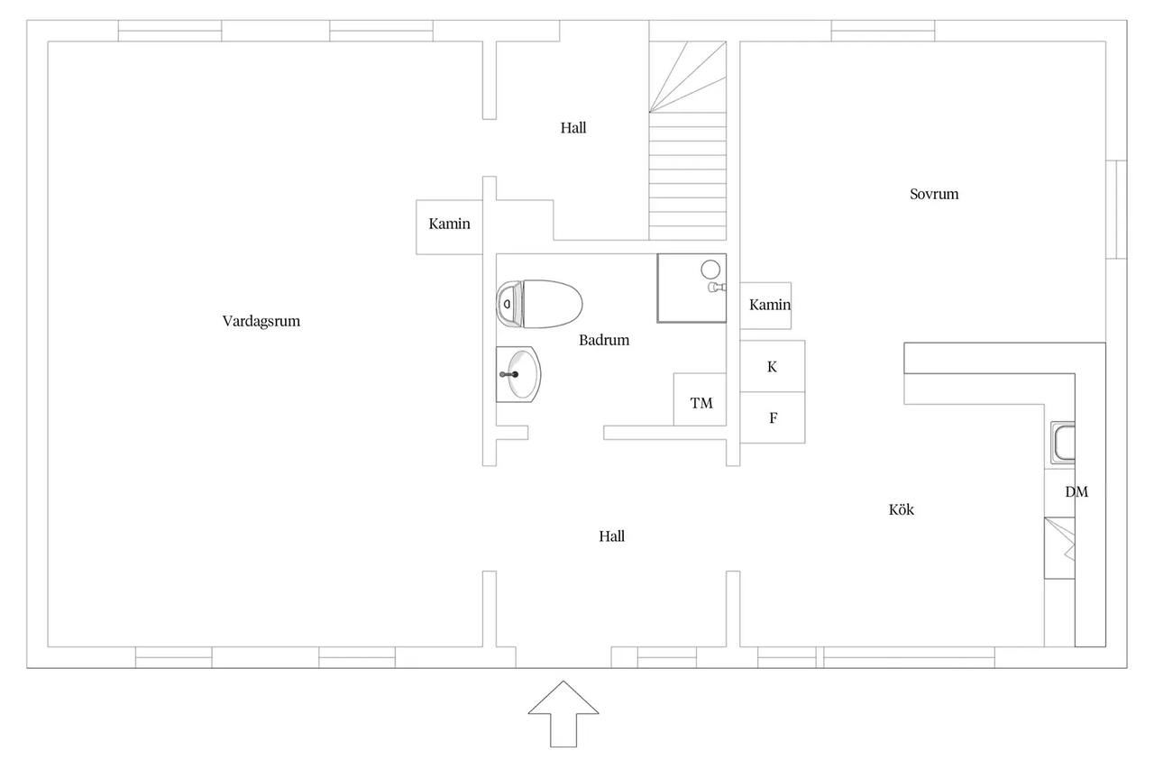 Floor plan for Åkeslundsvägen 9