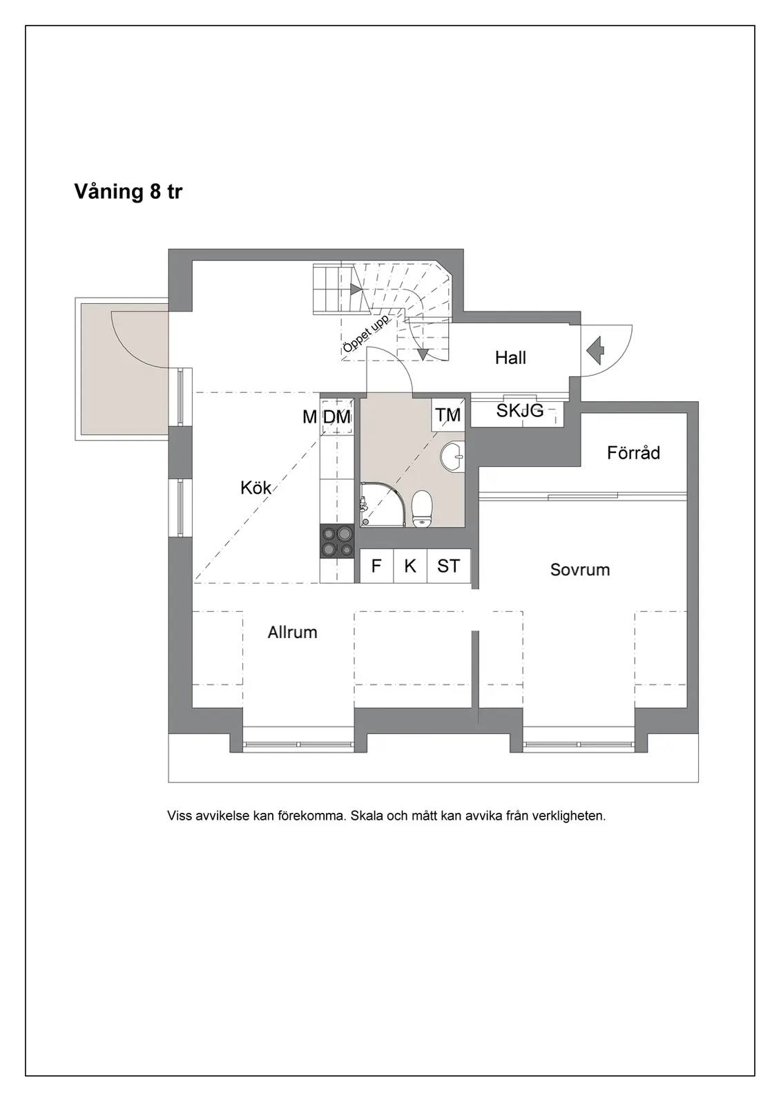 Floor plan for Lagmansbacken 7