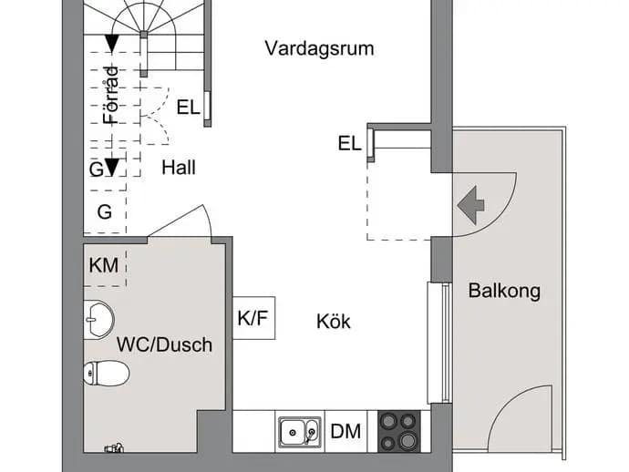 Floor plan for Myrmans Väg 11C, Ljusterö
