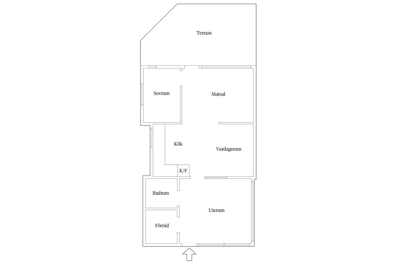 Floor plan for Snipstigen 11