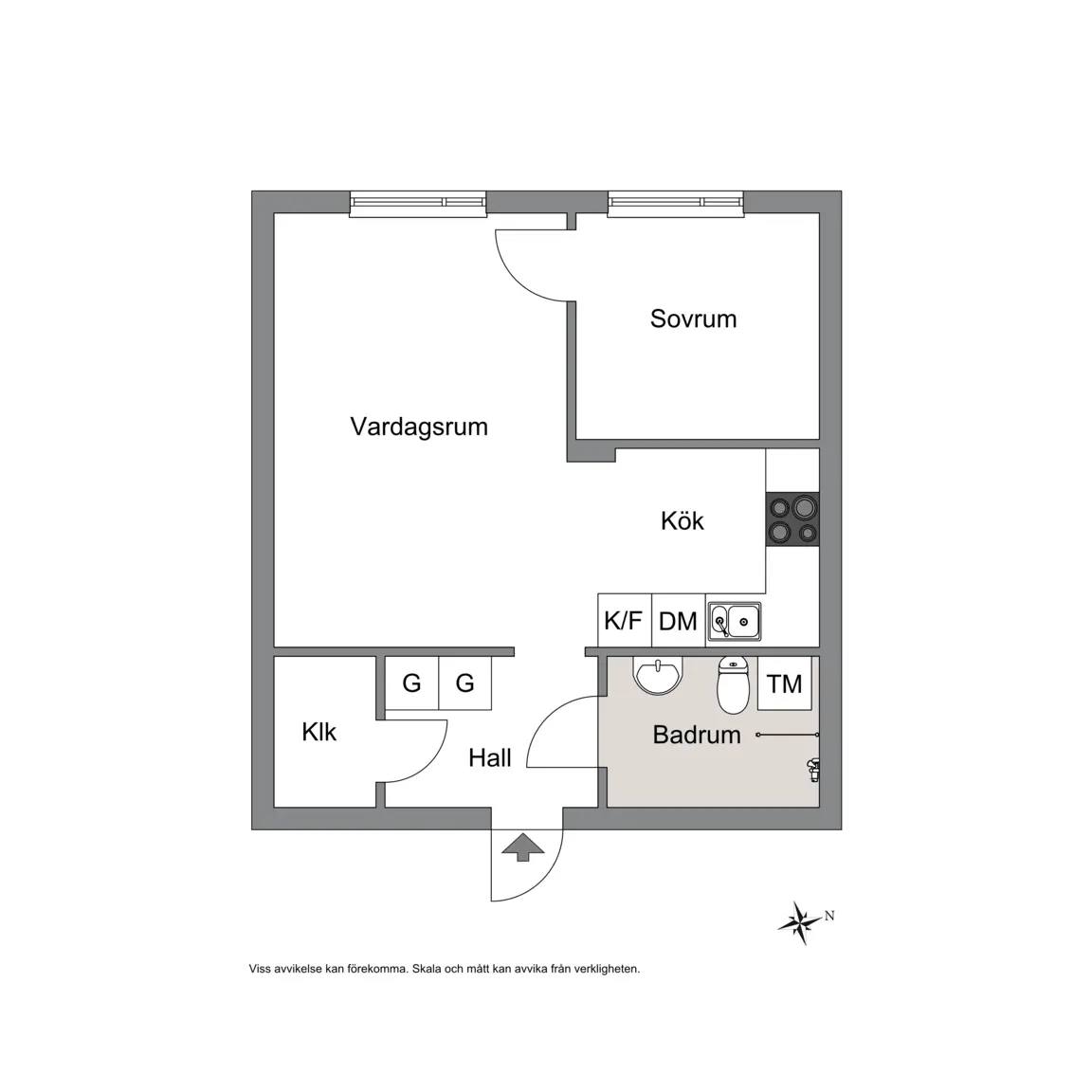 Planritning för Agavägen 12