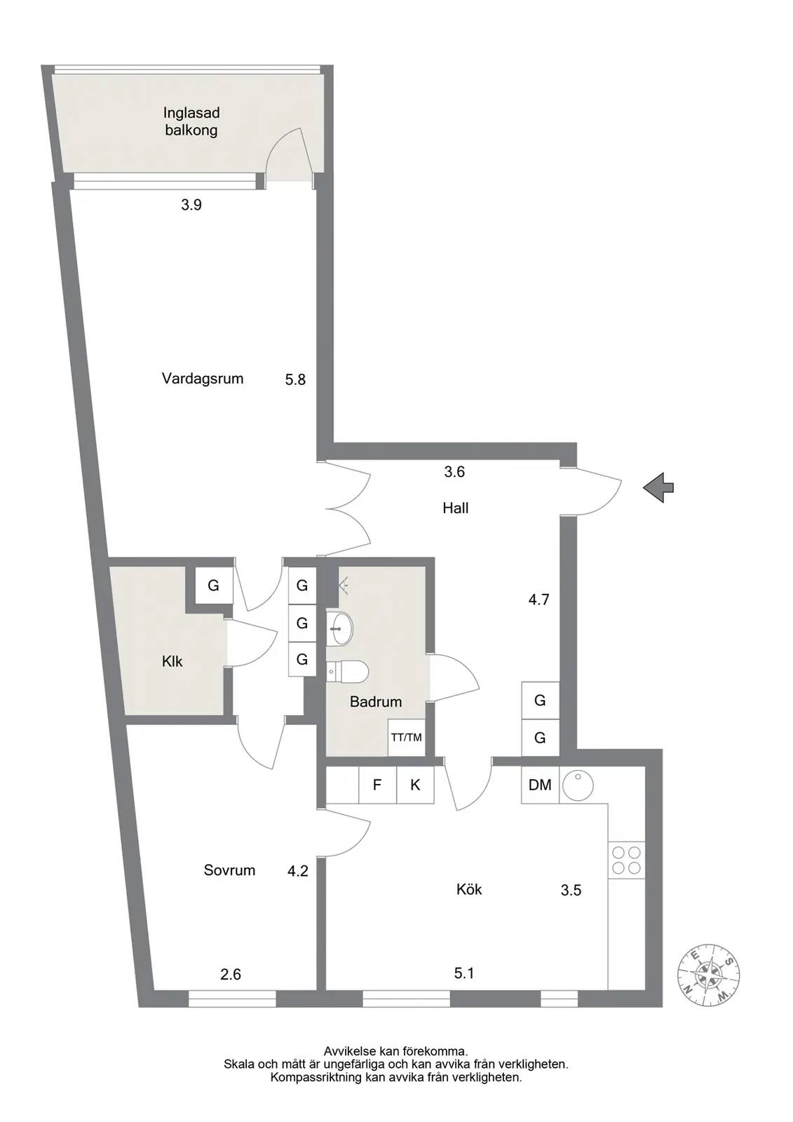 Planritning för Brandkärrsvägen 140