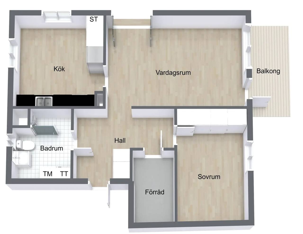 Floor plan for Eksätravägen 122