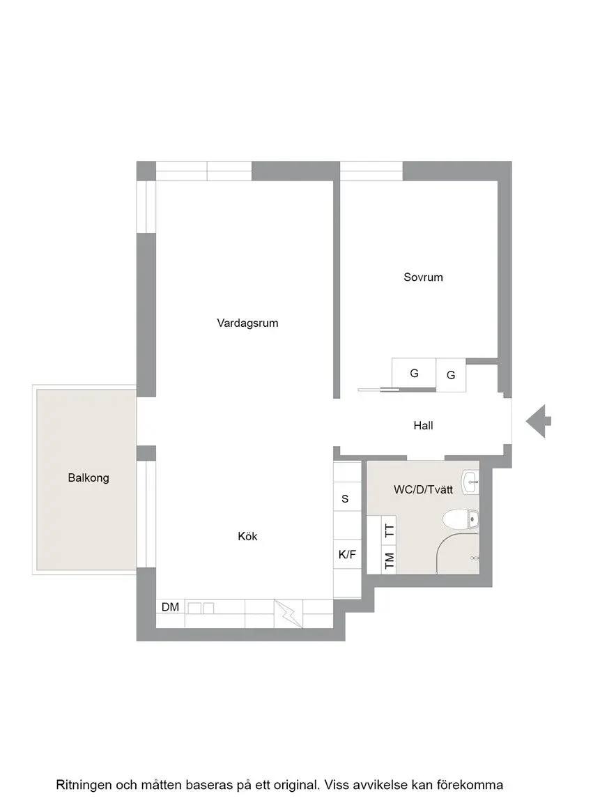 Floor plan for Frostaliden 6