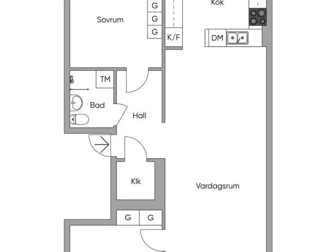 Floor plan for Molkomsbacken 29