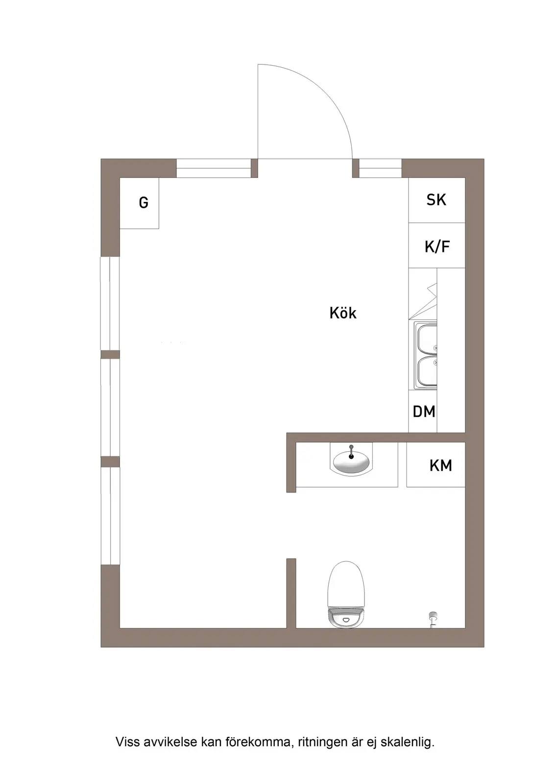 Floor plan for Soldatvägen 16F