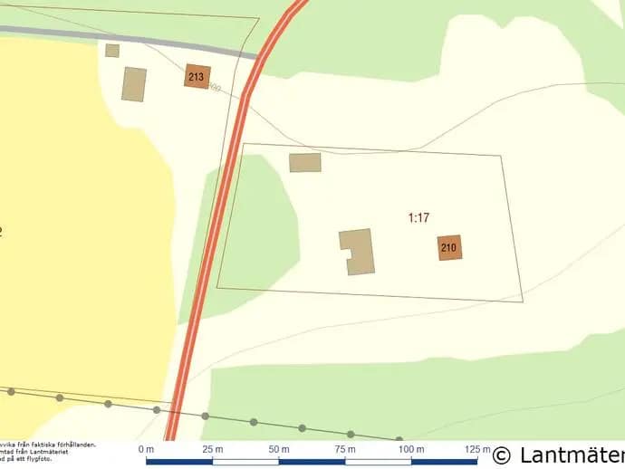 Planritning för Bäckaräng 210