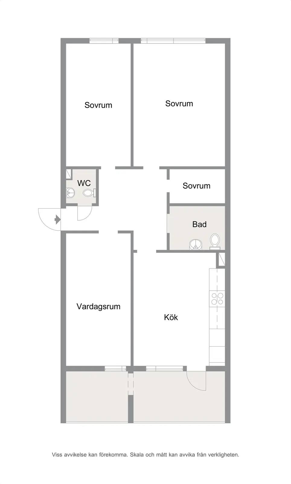 Floor plan for Oshögavägen 168