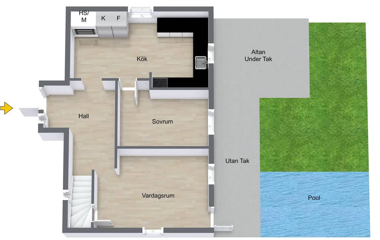 Planritning för Vattholma Vargdansen 216