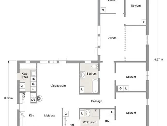 Floor plan for Sjöängen 29
