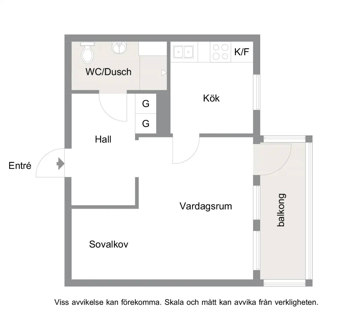 Floor plan for Tulpangatan 4