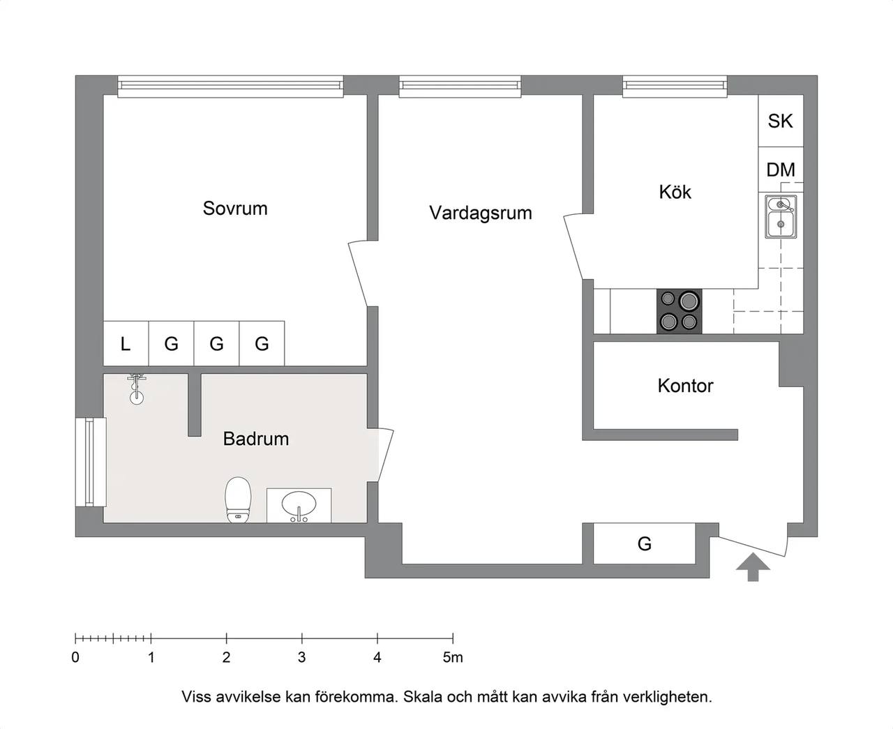 Planritning för Aspnäsvägen 20