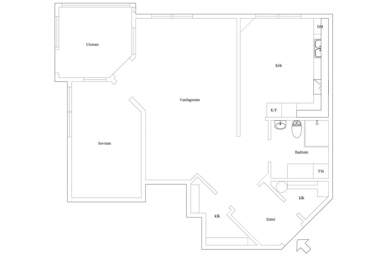 Floor plan for Tallstigen 16